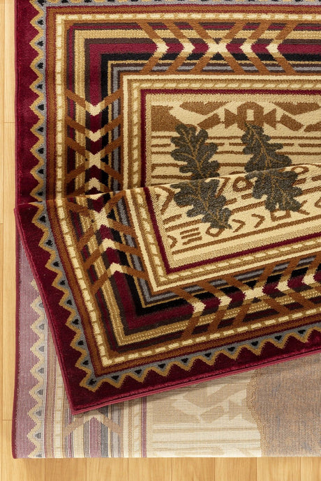 Nature's Nest - GC_CBL3007 Lodge Area Rug by Icona Home Decor | Bel Furniture