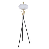 Floor Lamp - Black / Gold by Crown Mark | Bel Furniture