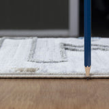 Legacy - 5'3" X 7' Polypropylene Area Rug - Multi / White by Icona Home Decor | Bel Furniture