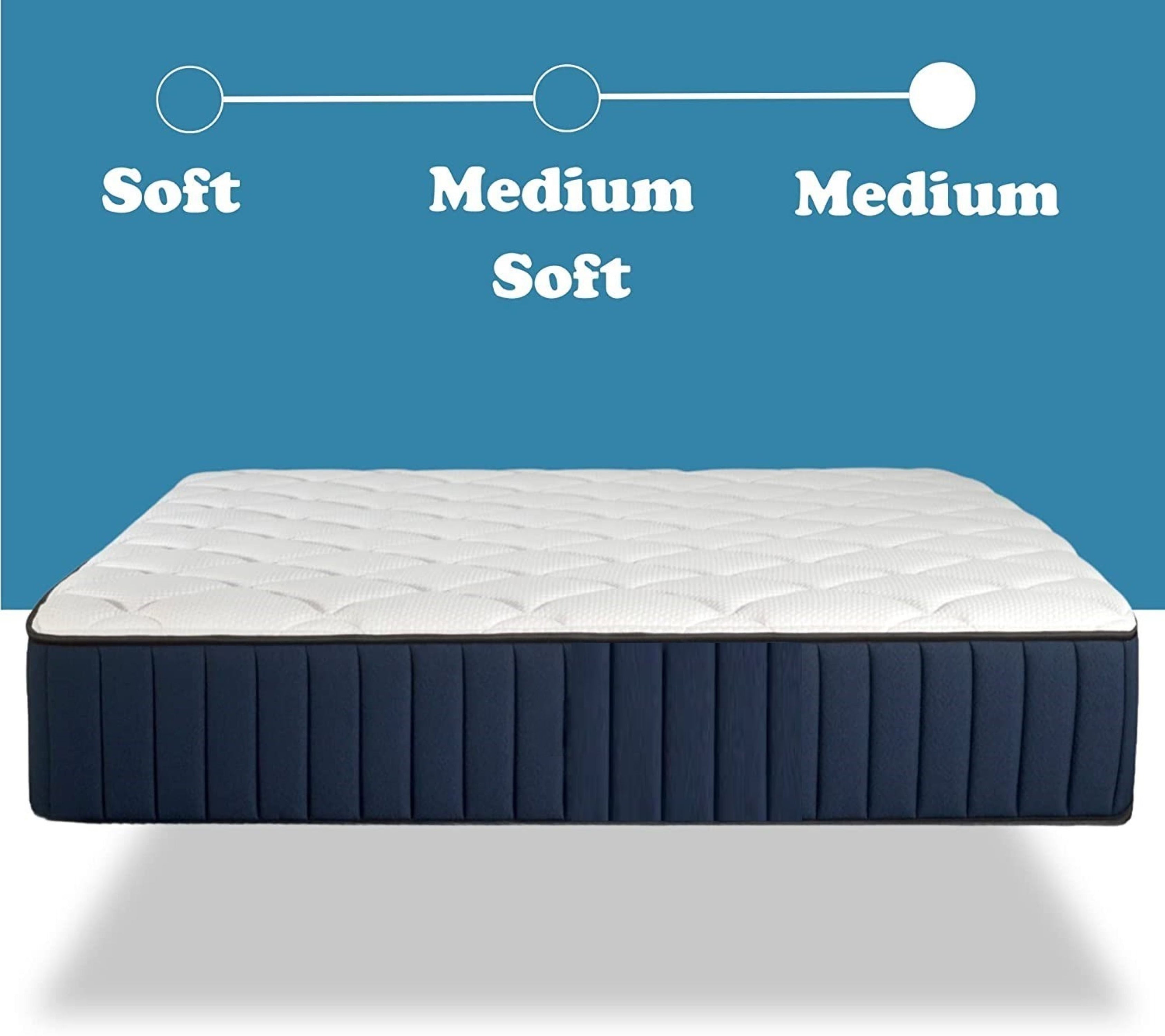 Serenity - 12" Medium Tight-Top Cooling Gel Memory Edge Support Pocket Spring Premium Hybrid Mattress