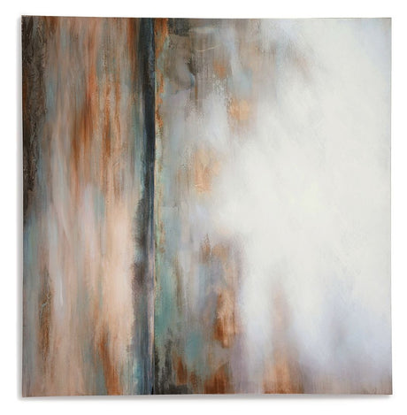 Weatheridge - Grey / Gold - Wall Art by Signature Design by Ashley® | Bel Furniture