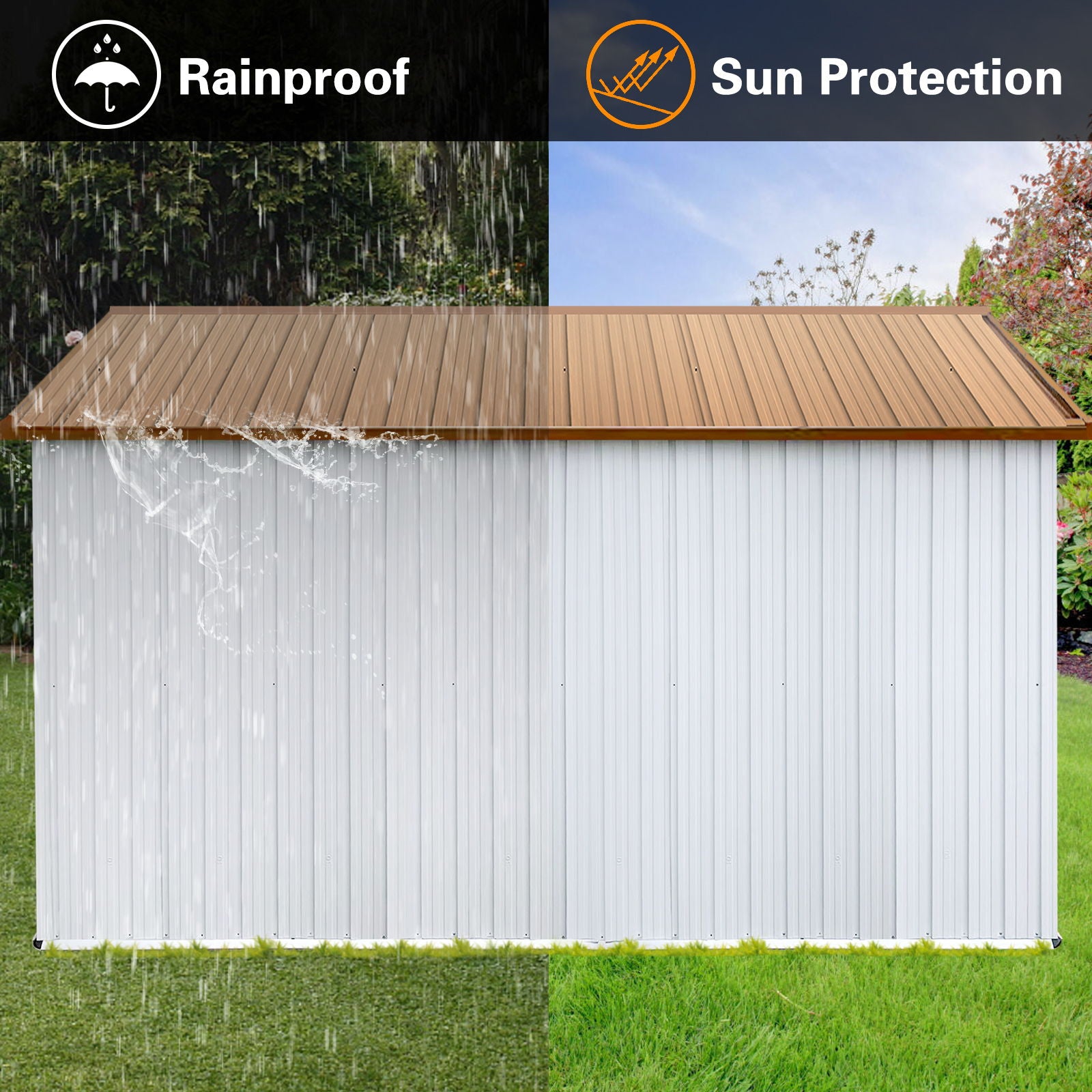 10' x 12' Garden Sheds Outdoor Storage Sheds