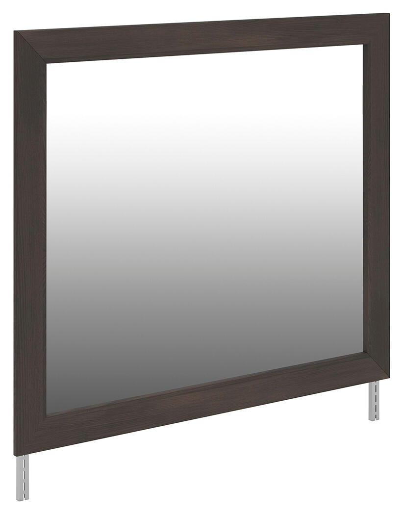 Shaehartin Bedroom Mirror Dark Brown