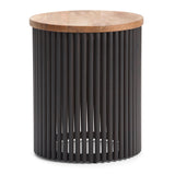 Demy - Accent Table - Natural / Black by Simpli-Home | Bel Furniture