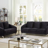 Sofia - Velvet Fabric Living Room Set by Lilola Home | Bel Furniture