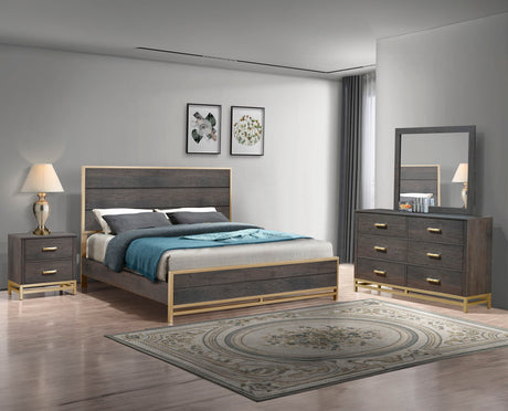 Trevor - Bedroom Set Dark Brown by Crown Mark | Bel Furniture