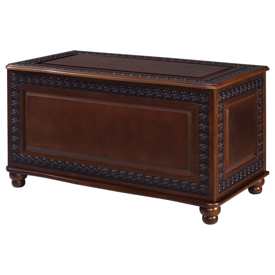 Finlay - Cedar Chest - Dark Tobacco by CoasterElevations | Bel Furniture