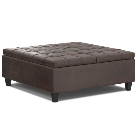 Harrison - Large Coffee Table Storage Ottoman - view 3