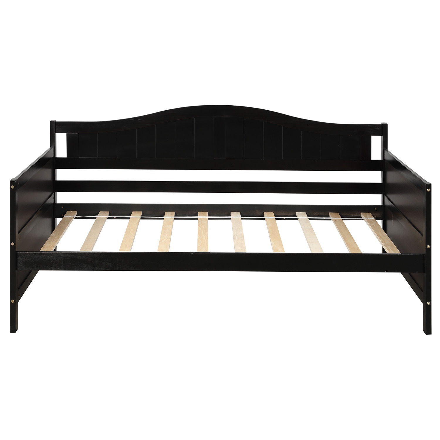 Wooden Daybed With 2 Drawers, Sofa Bed For Bedroom Living Room, No Box Spring Needed