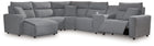 ModMax II - Salt And Pepper - Reclining Sectional