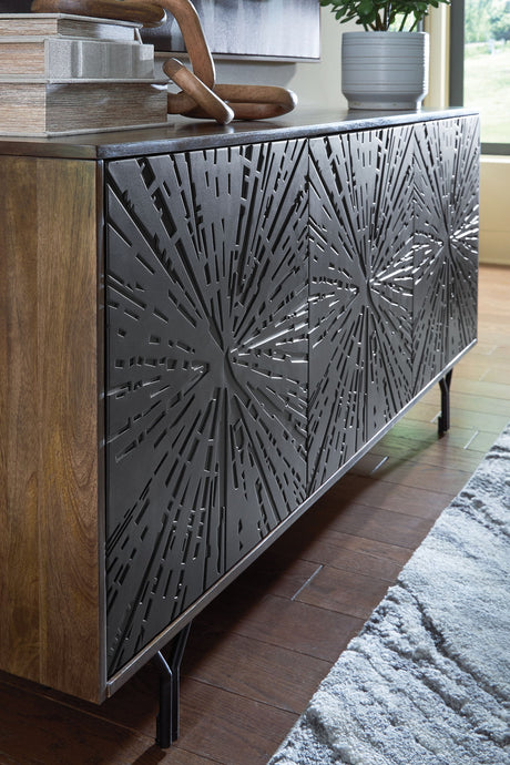 Lavinmont - Accent Cabinet - Multi Brown - view 7
