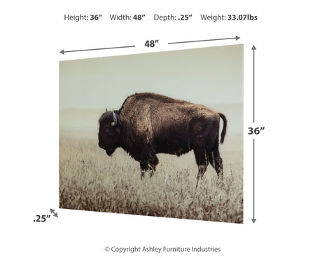 Brutus - Sepia - Wall Art by Signature Design by Ashley® | Bel Furniture