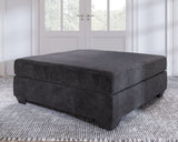 Lavernett - Charcoal - Oversized Accent Ottoman by Signature Design by Ashley® | Bel Furniture