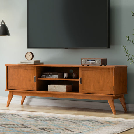 Draper - Handcrafted Mid Century Low TV Media Stand - view 43
