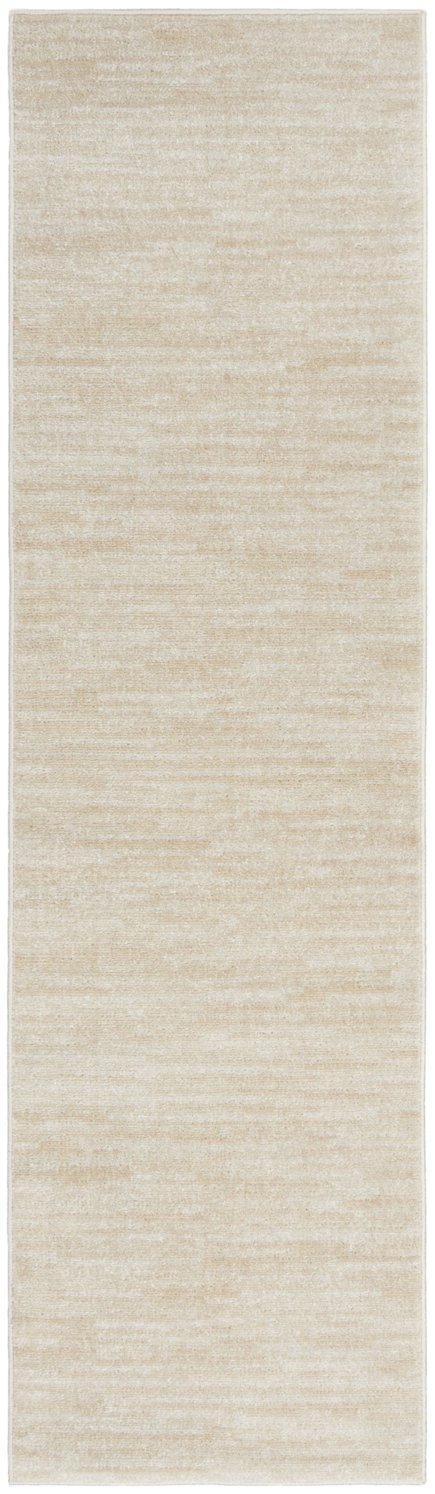 2' X 10' Non Skid Indoor / Outdoor Runner Rug - Ivory / Beige