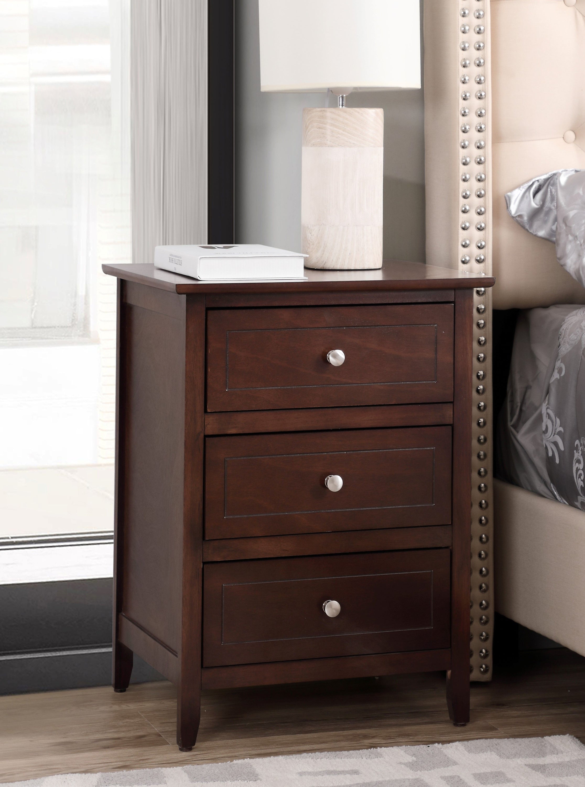 Daniel - 3 Drawer Nightstand