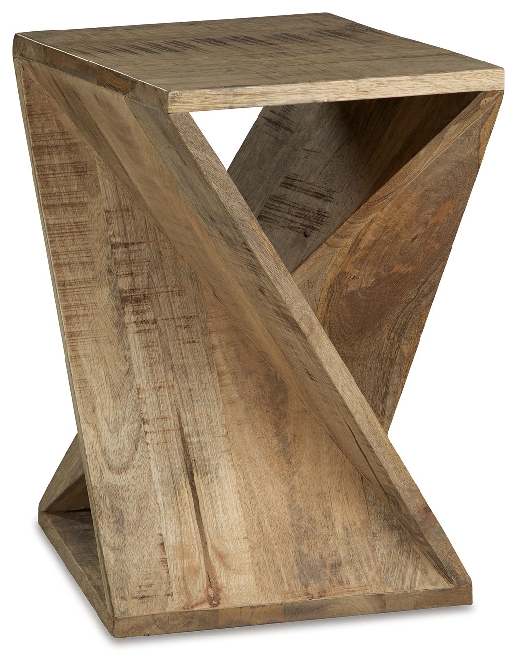 Zalemont Accent Table Distressed Brown