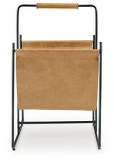 Faronworth - Brown / Black - Magazine Rack by Signature Design by Ashley® | Bel Furniture