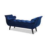 Alma - Tufted Flared Arm Entryway Bench by Jennifer Taylor Home | Bel Furniture