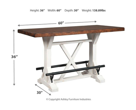 Valebeck - Counter Height Table Set by Signature Design by Ashley® | Bel Furniture