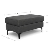 Ava - Versatile Mid Century Ottoman