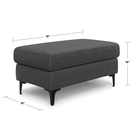 Ava - Versatile Mid Century Ottoman - view 20