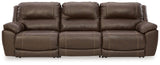 Dunleith - Power Reclining Sectional Dark Brown 3 Pc. Power Reclining Sofa by Signature Design by Ashley® | Bel Furniture