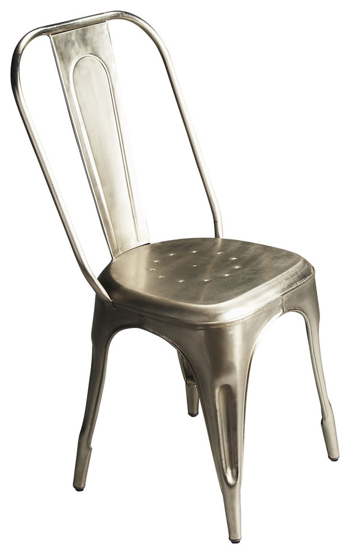 Iron Side Chair - Silver