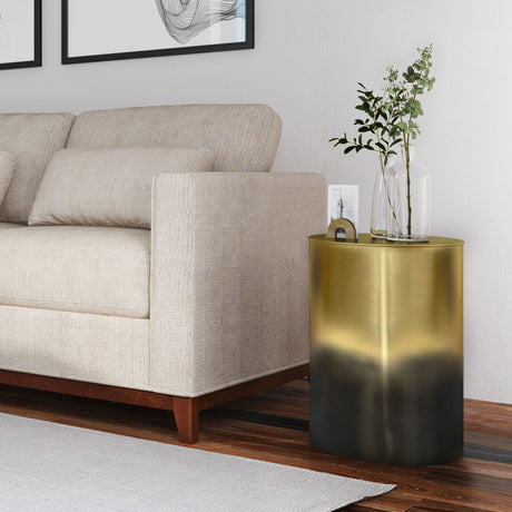 Curtis - Ombre Metal Cylinder Accent Table - view 10