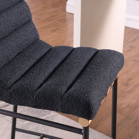 Lahni - 17" Boucle Fabric Counter Height Chair by Lilola Home | Bel Furniture