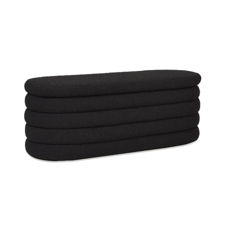 Fuji - Upholstered Oval Storage Bench - view 25