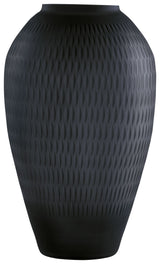 Etney - Vase Dark Gray 9''W x 9''D x 13''H by Signature Design by Ashley® | Bel Furniture