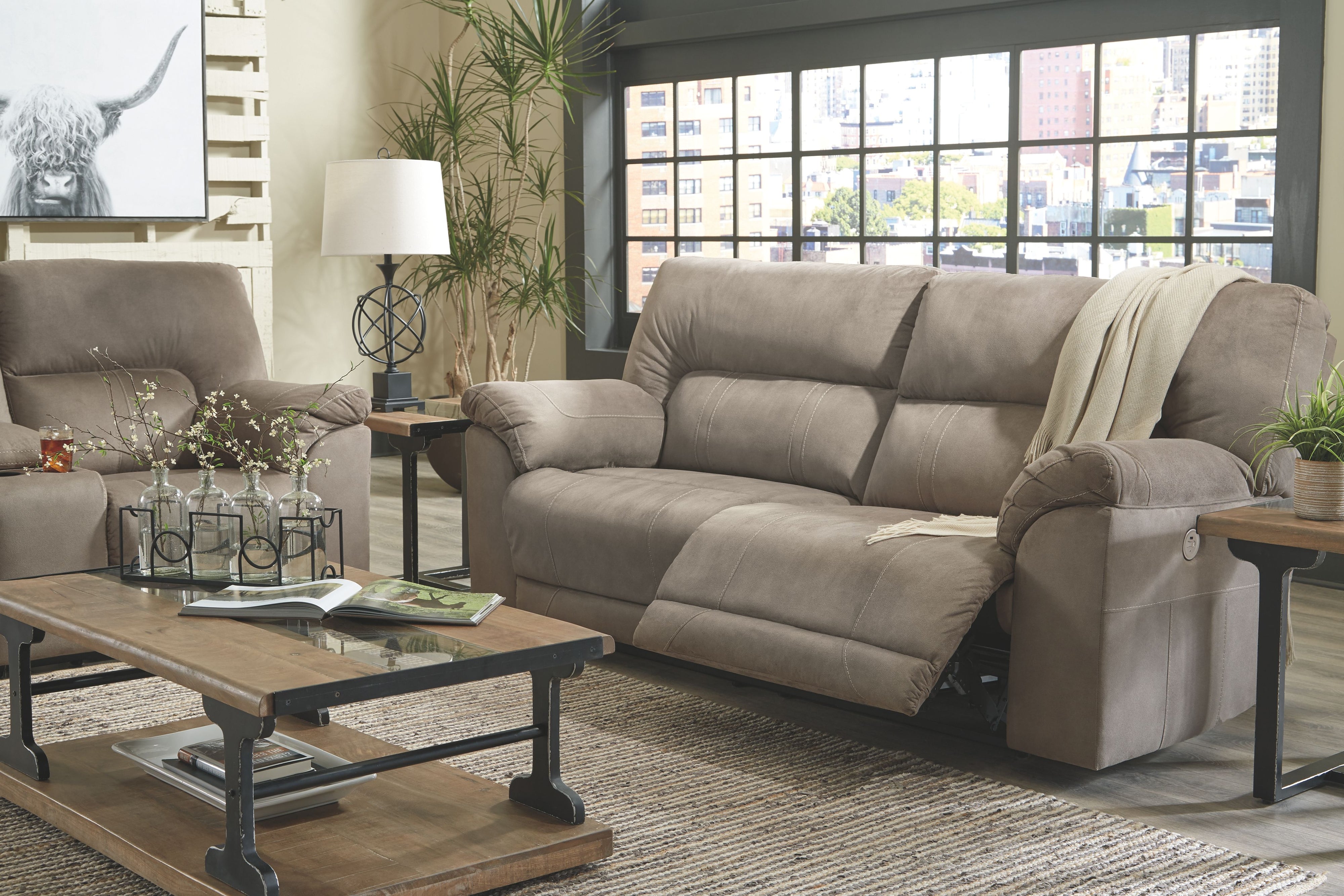 Cavalcade - Reclining Power Sofa, Loveseat Set