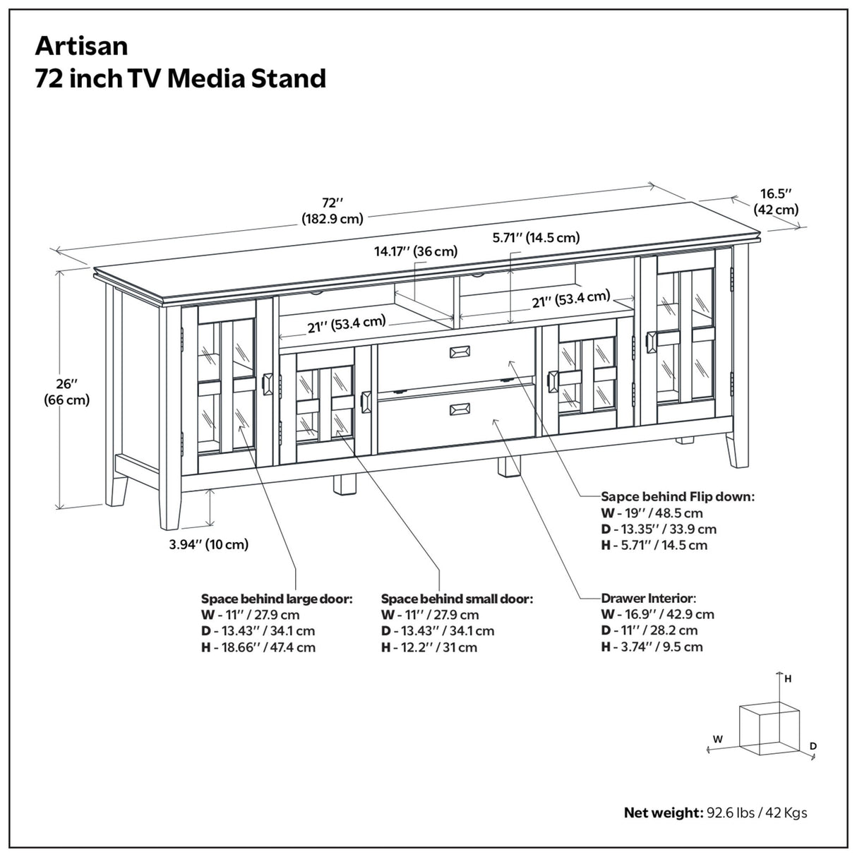 Artisan - TV Media Stand