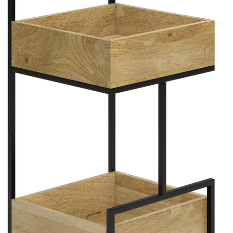 Hobbs - Bar Cart - Natural by Simpli-Home | Bel Furniture