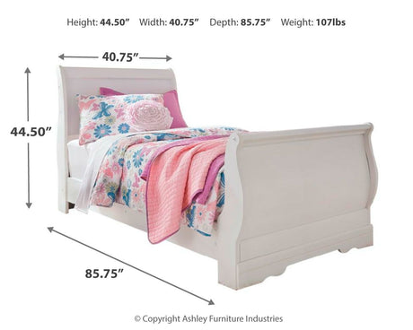 Anarasia - Sleigh Bed Set - view 5