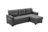 Ashlyn - Reversible Sleeper Sectional Sofa With Storage Chaise, USB Charging Ports And Pocket