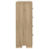 Arielle - 4-Drawer Bedroom Chest Of Drawers - Light Oak