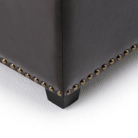 Kingsley - Upholstered Large Storage Ottoman - view 18