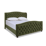 Marcella - Upholstered Shelter Headboard Bed Set