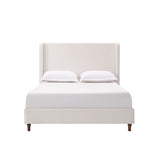 Harper - Tall Headboard Upholstered Bed / High Headboard / Elegant Simplicity / No Box Spring Needed