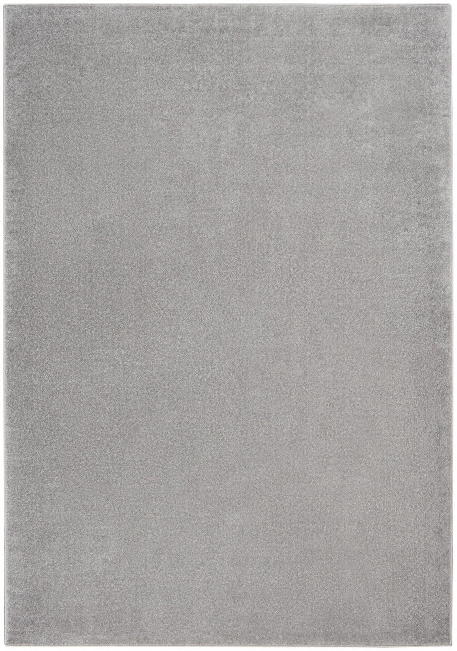 5' X 7' Non Skid Indoor / Outdoor Area Rug - Silver Gray