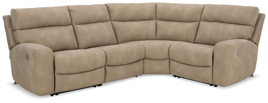 Next-Gen Durapella - Reclining Sectional Beige 4 Pc. Power Reclining Sectional by Signature Design by Ashley® | Bel Furniture