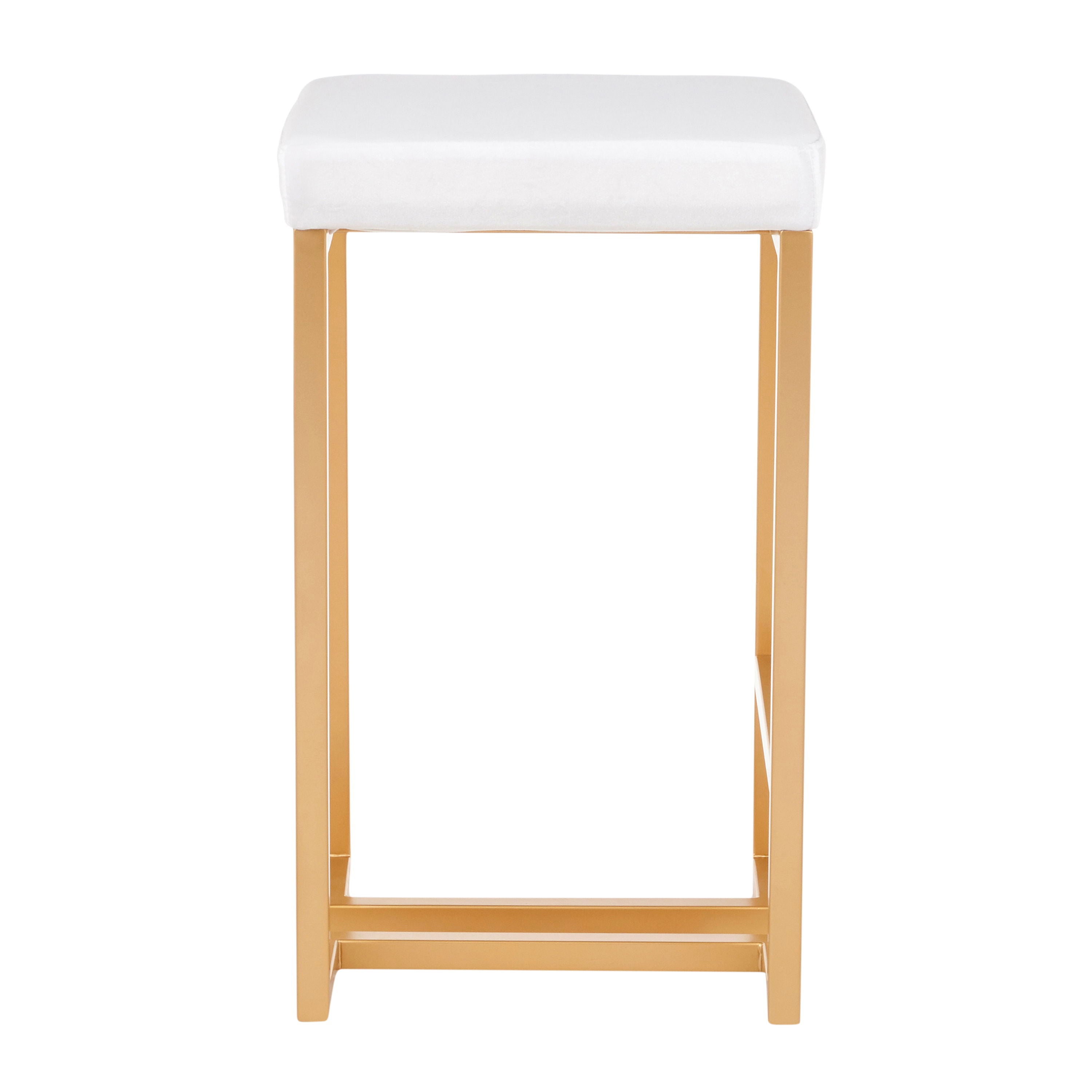 Midas - Contemporary / Glam Counter Stool (Set of 2)