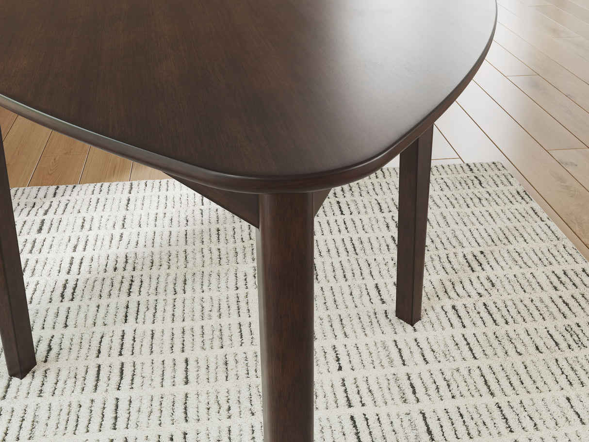 Mallenette - Triangle Dining Room Table - Merlot