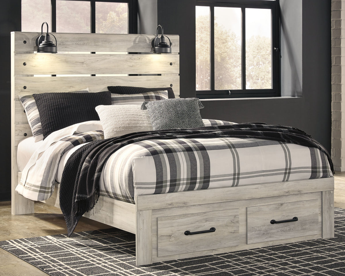 Cambeck - Panel Bed Light Brown Queen 2 Drawers by Signature Design by Ashley® | Bel Furniture