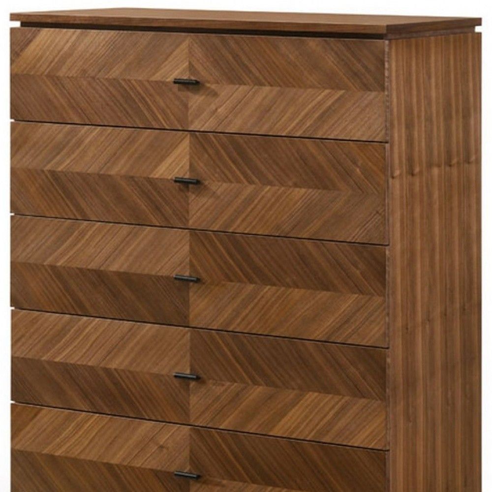 Five Drawer Chest - Walnut