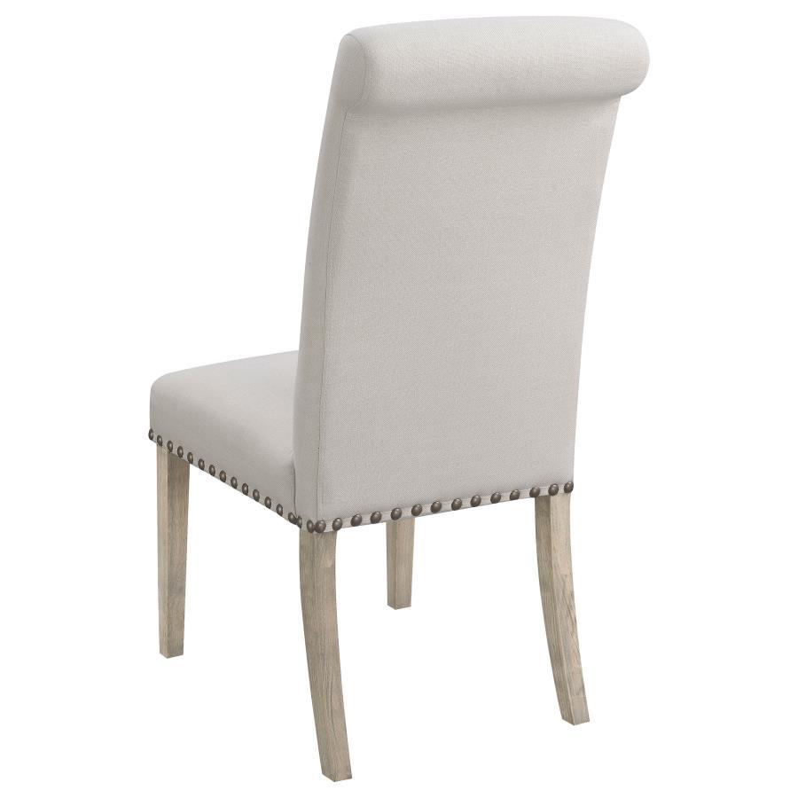 Salem - Fabric Upholstered Dining Side Chair (Set of 2) - Beige by CoasterEssence | Bel Furniture