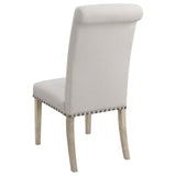 Salem - Fabric Upholstered Dining Side Chair (Set of 2) - Beige by CoasterEssence | Bel Furniture