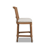 Triomphe - Rattan Wicker High Back Armless Counter Bar Stool by Jennifer Taylor Home | Bel Furniture